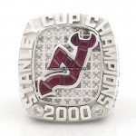 2000 New Jersey Devils Stanley Cup Championship Ring(C.Z.logo/Silver/Premium)